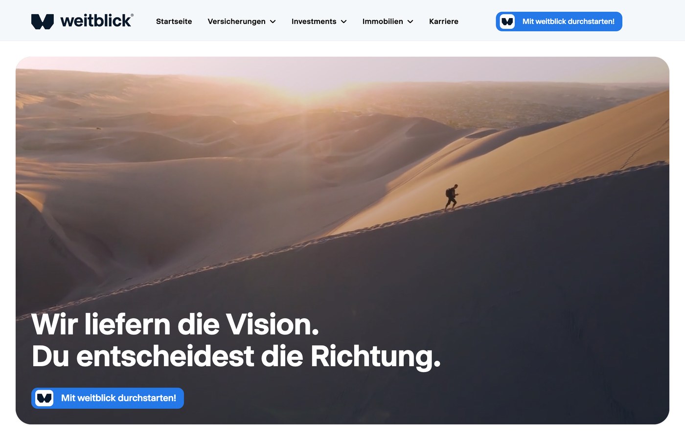 Website-Entwurf für eine Finanzberatung